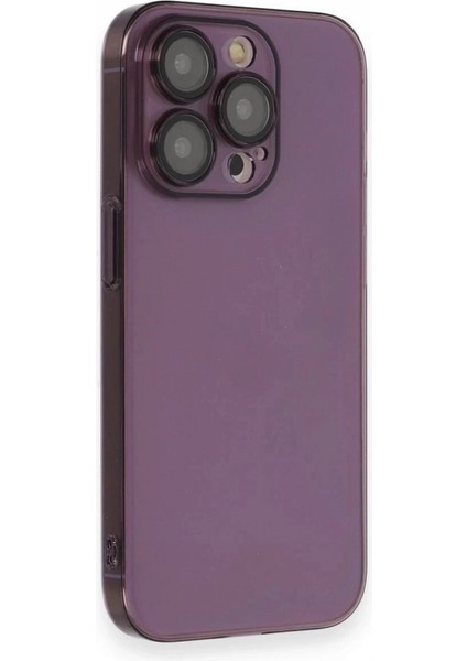 iPhone 14 Pro Kılıf Armada Lensli Kapak - Derin Mor