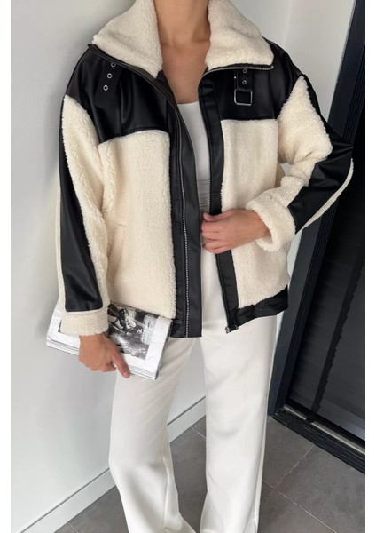 Kadın Iç Astarlı Deri Garnili Kemer Tokalı Mont P-00018680 fiyatları