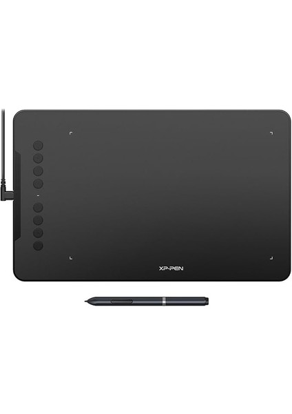 Deco 01 Grafik Tableti, 10 x 6,25 Inç Kalem Tableti, 8 Ekspres Tuşlu, 266 Rps 8192 Basınç Hassasiyeti, Eldivenli, Ev, Ofis ve E-Öğrenme Için Ideal