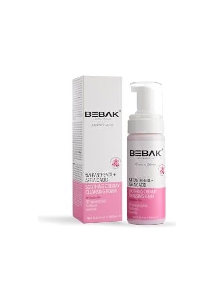 Bebak Pharma Series Hassas Ciltler Için Yatıştırıcı Temizleme Köpüğü 160 ml fiyatları