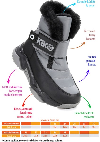 Magic Cırtlı Kız Çocuk Kar Botu fiyatları