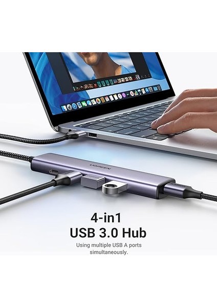 USB Hub 4 USB 3.0 Bağlantı Noktası Veri Yuvası Usb. fiyatları