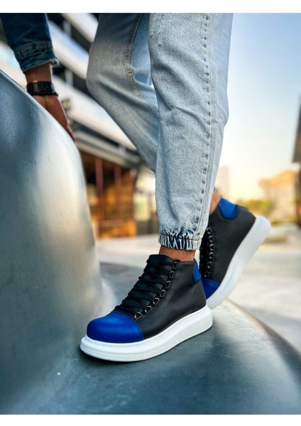 CH258 - GBT Roma Colourful Erkek Bot SIYAH/SAX MAVI modelleri