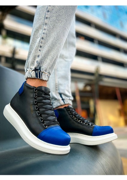 CH258 - GBT Roma Colourful Erkek Bot SIYAH/SAX MAVI fırsatları