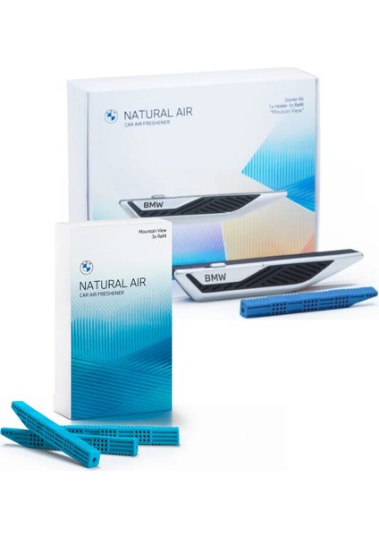Bmw Natural Air Başlangıç Kiti 2023 Uyumlu Mountain View + Mountain View Aroma Kartuşu