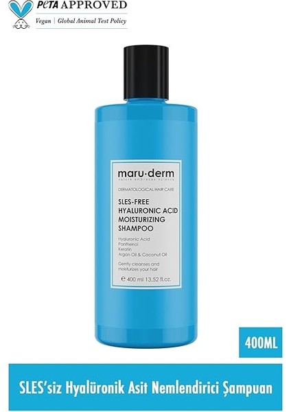 Sles Içermeyen Hyaluronik Asit Nemlendirici Şampuan 400 ml fiyatları