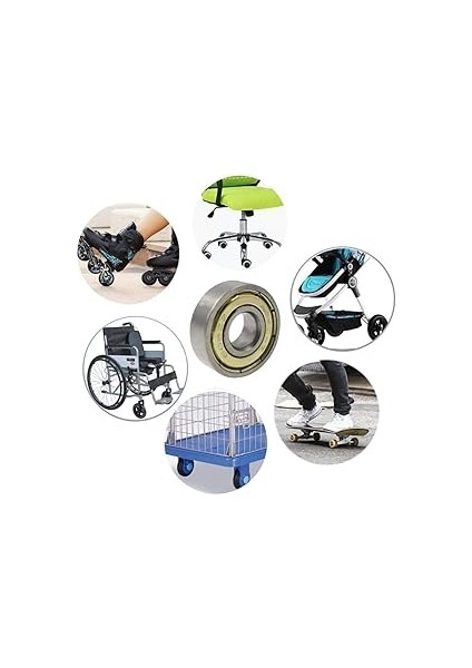 Magnet 10 Adet 625ZZ Rulman - Metal Mühürlü Çok Amaçlı Bilye Rulman - 5X16X5 Ölçülerinde modelleri