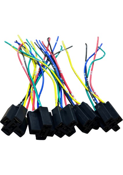 Mini Röle Soketi 4-5 Fişli Uyumlu 20 cm Kablolu 5 Adet Fiyatı (BX14 035) fiyatları