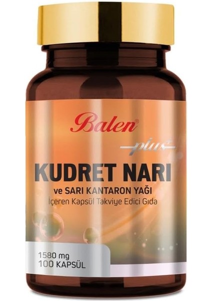Balen Kudret Narı& Sarı Kantaron Yağı 1500MG - 100 Kapsül