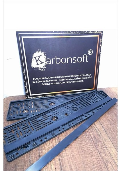 2 Adet Araç Oto Plakalık KARBONNM509