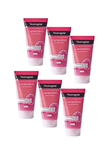 Neutrogena Canlandırıcı Günlük Peeling Jeli (6 x 150 Ml)