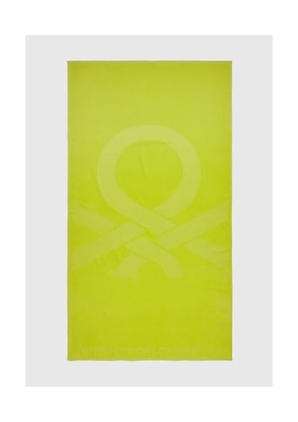 Of Yetişkin Logo Baskılı Deniz Havlusu Yeşil modelleri