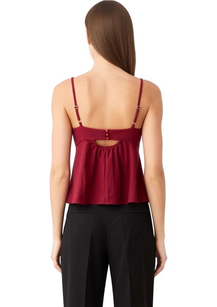 Rahat Günlük Kombinler Için Kolsuz Bluz Keten Dokuma Fitted Kalıp Trend Tasarım modelleri