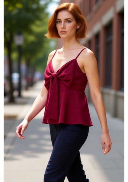 Rahat Günlük Kombinler Için Kolsuz Bluz Keten Dokuma Fitted Kalıp Trend Tasarım fırsatları