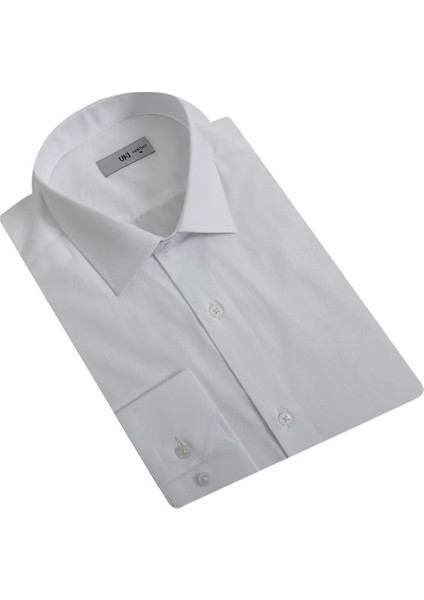 Beyaz Comfort Fit Uzun Kol Gömlek indirimleri