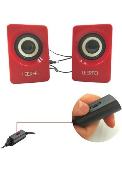 Buffer® N62 1+1 Multimedia USB ve Jacklı Mini Hoparlör Yüksek Stereo Ses Sistemi modelleri