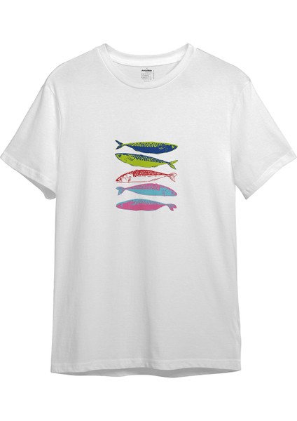 Warhol’s Sardines Tişört - Beyaz