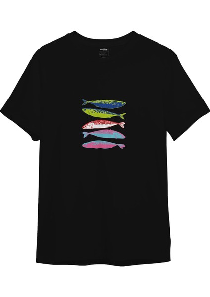 Warhol’s Sardines Tişört - Siyah