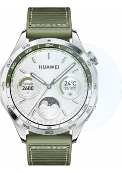 Mobile Huawei Gt4 46MM ile Uyumlu 9h Nano Ekran Koruyucu(2 Adet)