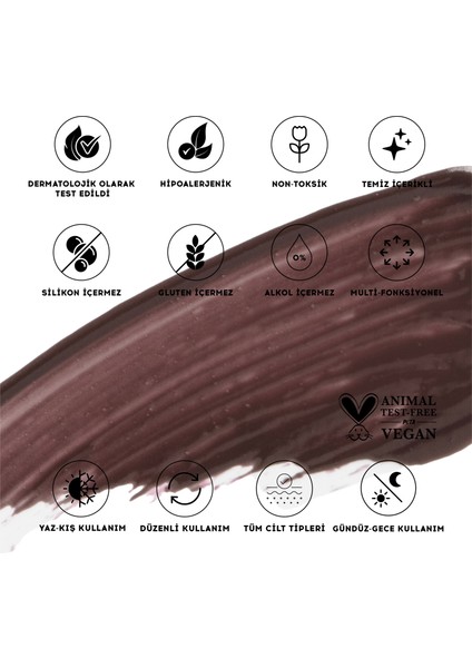 Likit Bronzer Glow Sculpt Eclipse | Kontür Nötr Koyu Kahve | Yüz Şekillendirici Nemlendirici Makyaj