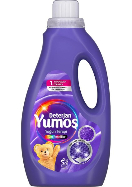 Yumoş Sıvı Bakım Deterjanı Tüm Renkler 30 Yıkama 1500 ml modelleri