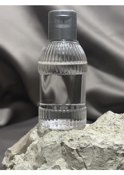 50 Adet 30 ml Boş Plastik Şişe OM23 Gri Kapak