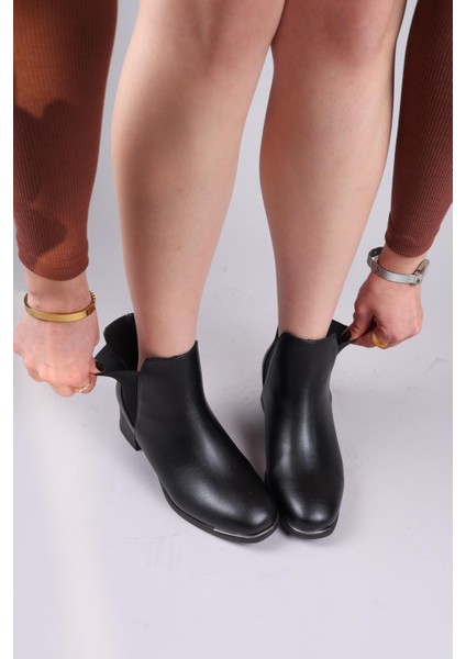 Mildura Lastikli Alçak Topuklu Bot Siyah modelleri