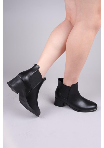 Mildura Lastikli Alçak Topuklu Bot Siyah indirimleri