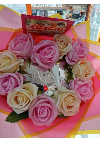 Aynal Buket Gülü Renk Seçeneği Mevcutur