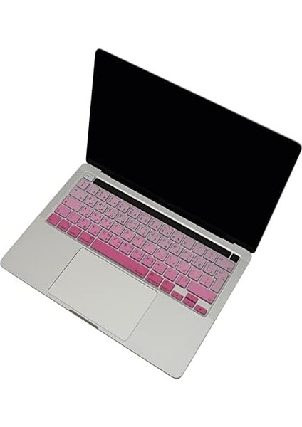Pro Klavye Kılıfı 13 Inç M1-M2 Uk Arapça Baskı A2338 2289 2251 2141 Uyumlu Gradient Pembe fiyatları