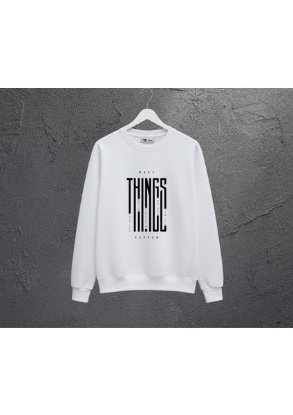 Bisiklet Yaka Sweatshirt