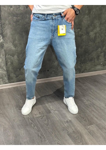 Connor Boyfriend Havuç Paça Yıkamalı Denim Erkek Jean Pantolon