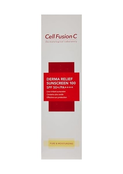 Cell Fusion C Derma Relief 100 Spf 50 /pa Tüm Cilt Tipleri Için Çocuklar ve Yetişkinler Için Güneş Kremi