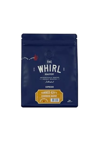 The Whirl Espresso Tanned 429°F 250 G Çekirdek modelleri