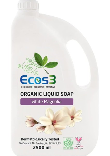 Organik Sıvı Sabun Seti (2 x 2,5 Lt) Set