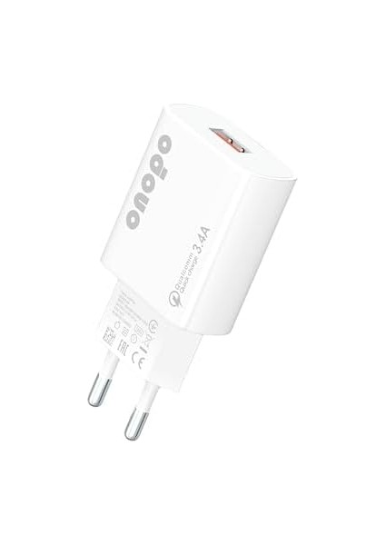 3.4A USB Girişli Hızlı Şarj - X9 | Beyaz, 9V/1.67A ve 5V/3.4A Çıkışlı Şarj Başlığı fiyatları