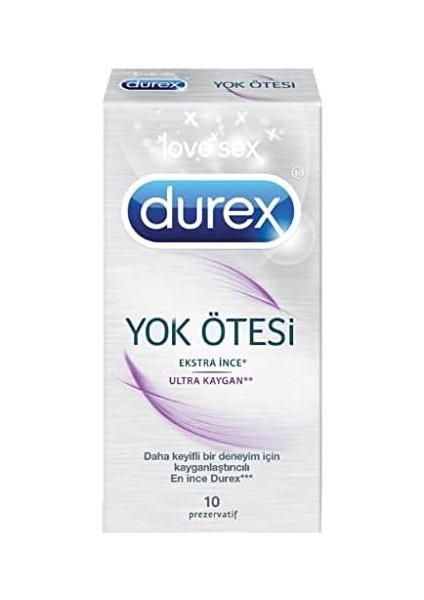 Durex Yok Ötesi Ultra Kaygan Prezervatif 10 Lu fiyatları