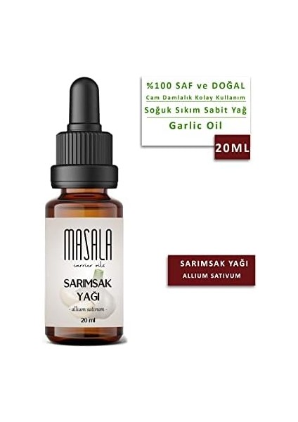 Masala Sarımsak Yağı 20 Ml. (Garlic Oil)