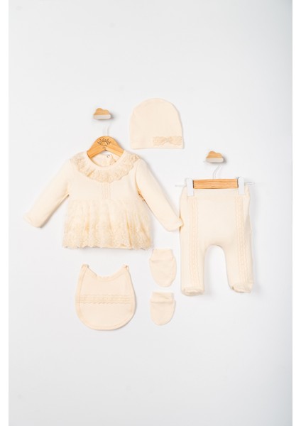 Kız Bebek Mevlütlük Hastane Çıkışı 5’li Set