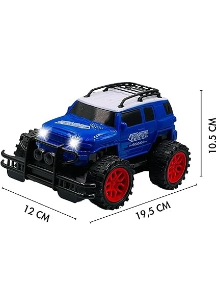 Uzaktan Kumandalı Pilli Full Fonksiyon Işıklı Drift Atabilen Offroad Yüksek Teker Araba Jeep, Kutulu ve Dayanıklı Malzeme (Mavi-Beyaz) modelleri