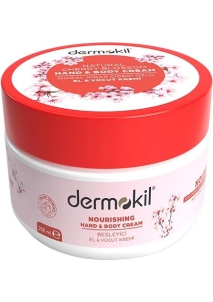 Dermokil Kiraz Çiçeği El ve Vücut Kremi 250 ml