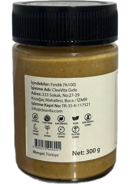 %100 Fındık Ezmesi fiyatları
