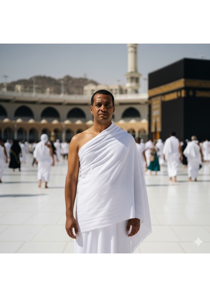 1250GR. %100 Lüks Pamuk Hac - Umre Için Erkek Ihram, 2parça