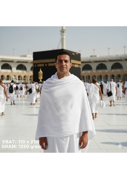 1250GR. %100 Lüks Pamuk Hac - Umre Için Erkek Ihram, 2parça modelleri