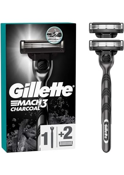 Gillette Mach3 Charcoal Yedekli Tıraş Makinesi fiyatları