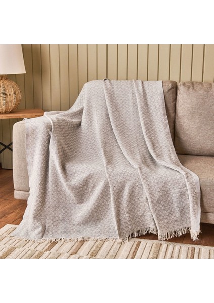 Soft Bety Koltuk Örtüsü - Gri - 130X170 cm