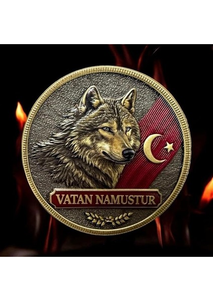Vatan Namustur Bozkurt Patch - 9.5 cm