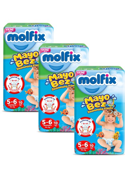 Mayo Bebek Bezi 5-6 Beden 30 Adet 14+ kg