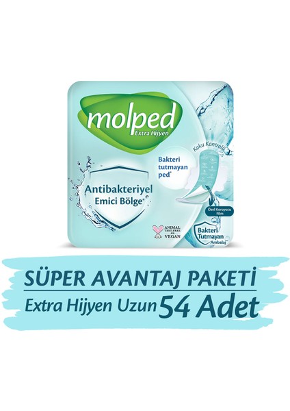 Extra Hijyen Uzun Süper Avantaj Paketi 54 Adet