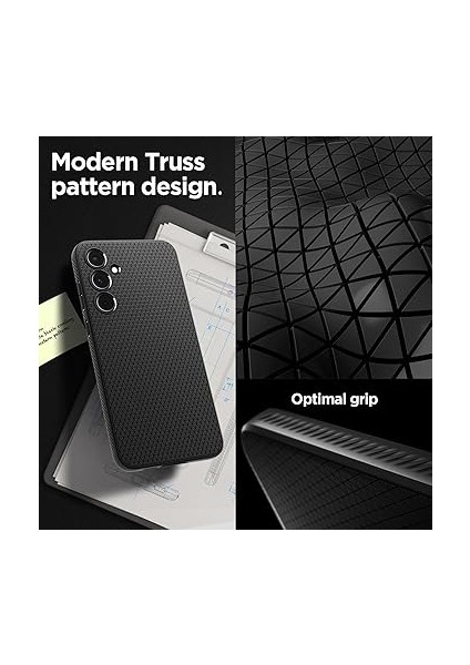 Galaxy A55 Kılıf Liquid Air Matte Black - ACS07526 modelleri
